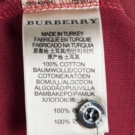 is burberry made in turkey.